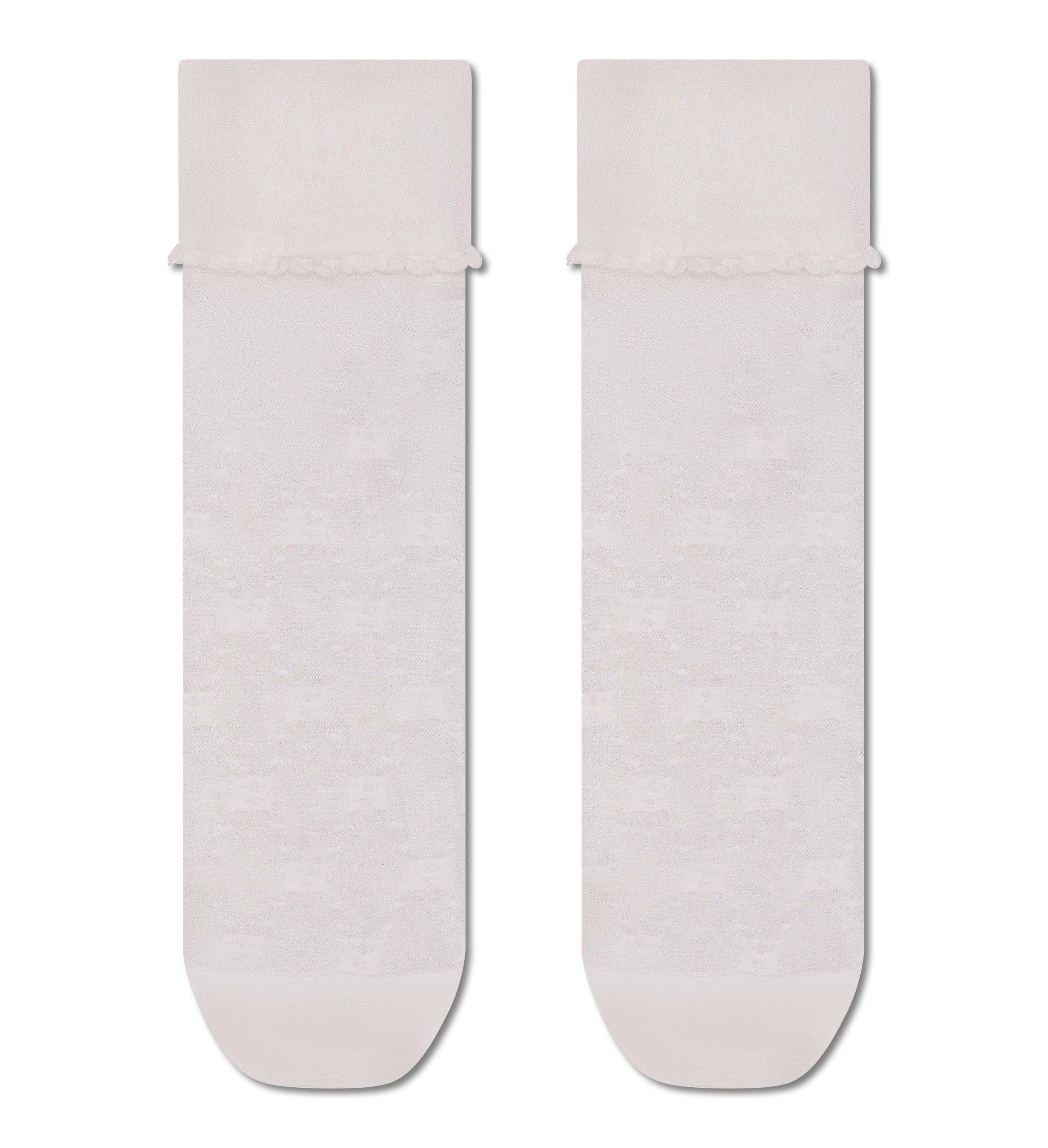 H Monogram Mini Crew Sock