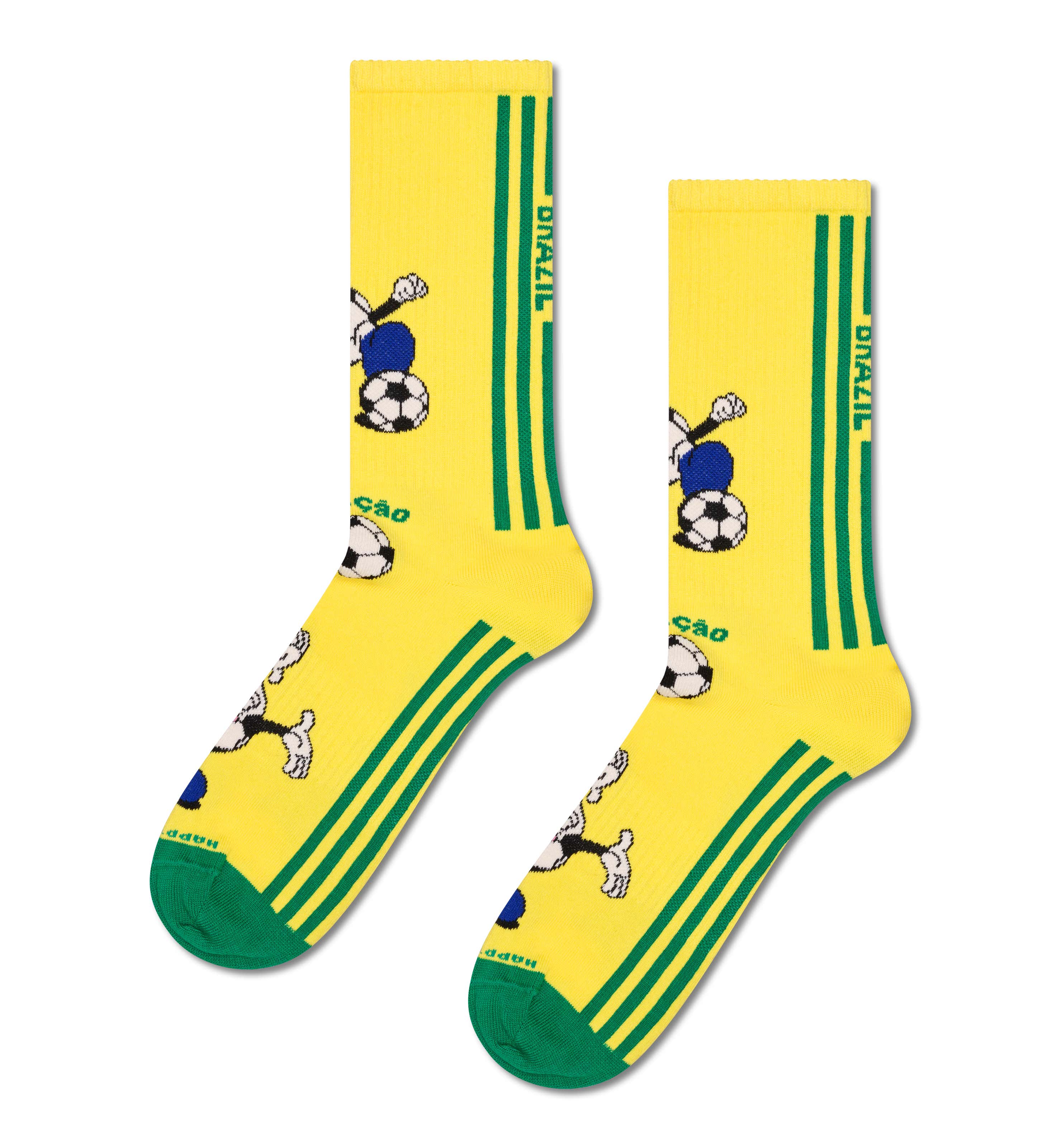 Team Brazil Football Sneaker Sock
